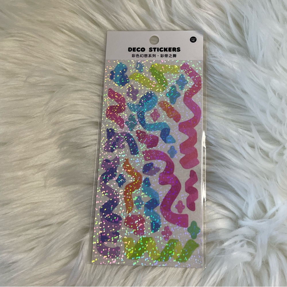 NEW Deco Ribbon Sticker Sheet